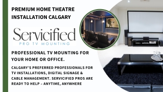 Premium Home Theatre Installation Calgary