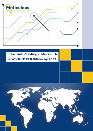 Industrial Coatings Market to be Worth $129.8 Billion by 2032