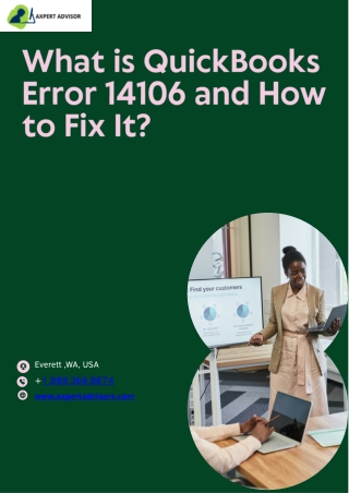 What is QuickBooks Error 14106 and How to Fix It
