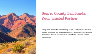 Beaver County Bail Bonds - bailbondsutah.com