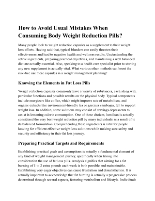 LumiLean Capsules: The Smart Technique to Handle Body Weight