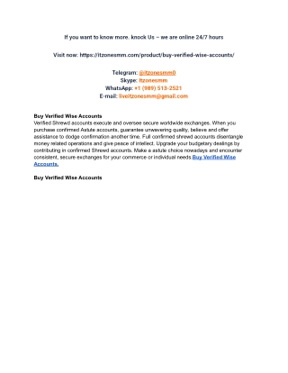 What are the best make buy verified wise accounts you will read this year (in 2015)_