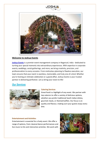 Event Management Company