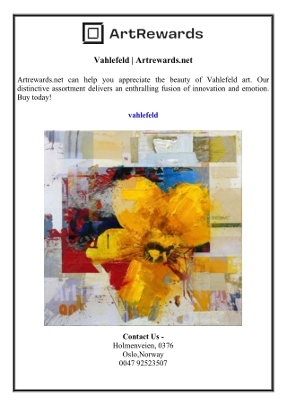 Vahlefeld  Artrewards.net
