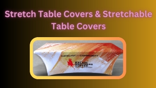 Stretch Table Covers & Stretchable Table Covers