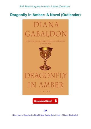 PDF Books Dragonfly in Amber A Novel (Outlander)
