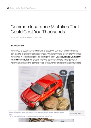 Common Insurance Mistakes That Could Cost You Thousands