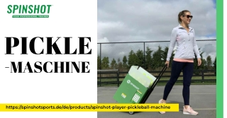 Spinshot Pickle-Maschine – Ihr perfekter Partner für effektives Pickleball-Train