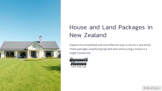 Investing in a House and Land Package in NZ