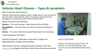 Understanding Valvular Heart Disease – Expert Cardiology Care at SRM Hospital