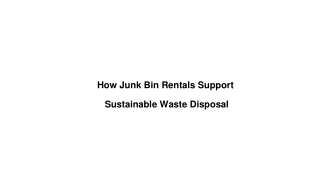 junk bin