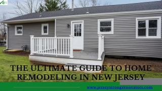The Ultimate Guide to Home Remodeling in New Jersey