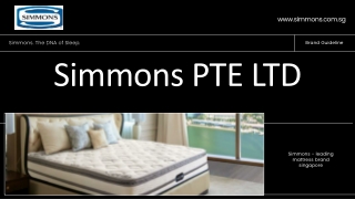 Mattress Brand in Singapore | Simmons