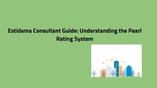 Estidama Consultant Guide_ Understanding the Pearl Rating System
