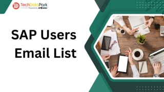 sap users email list