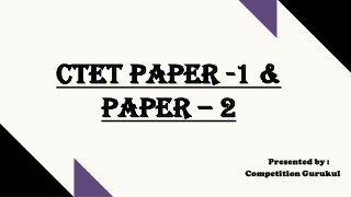 Best Coaching Classes for CTET Exams in Uttam Nagar