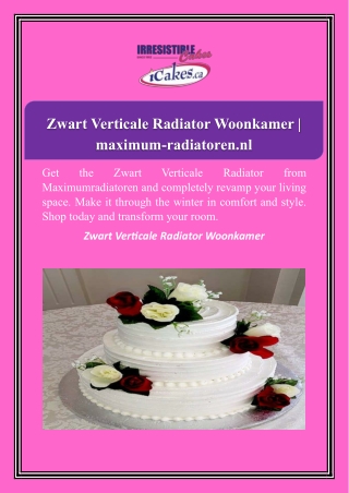 3 Tier Wedding Cake | icakes.ca