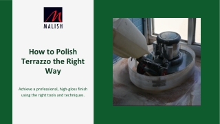 How to Polish Terrazzo the Right Way - The Malish Corporation