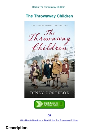 Books The Throwaway Children