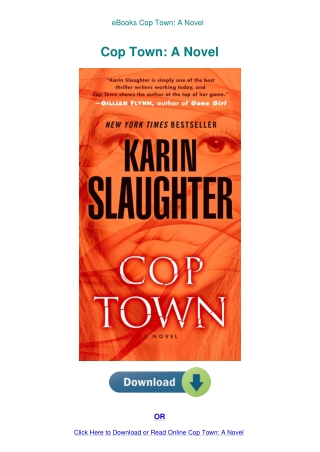 eBooks Cop Town A Novel