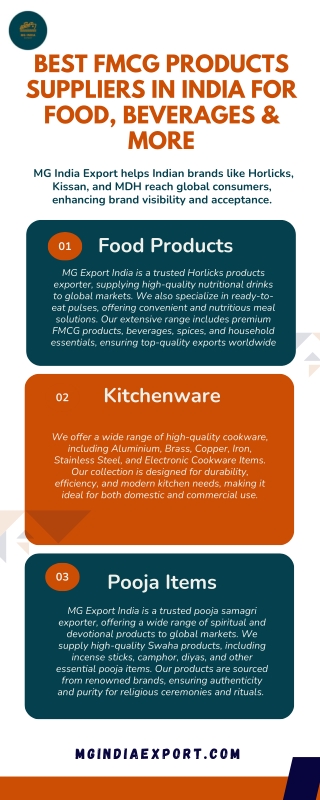 Leading Food Exporter in India | MG Export India