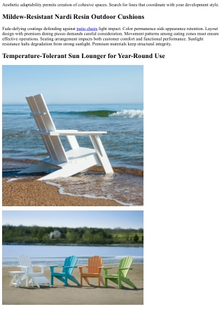 Waterproof Resin Outdoor Benches for Poolside Use