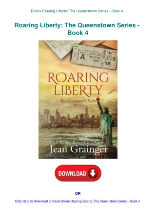 Books Roaring Liberty The Queenstown Series - Book 4