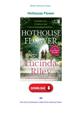 Books Hothouse Flower