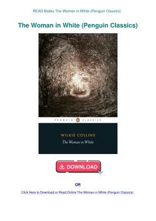 READ Books The Woman in White (Penguin Classics)