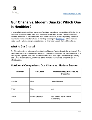 Gur Chana vs. Modern Snacks_ Which One is Healthier