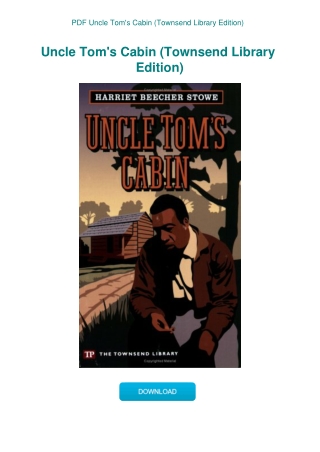 PDF Uncle Tom's Cabin (Townsend Library Edition)
