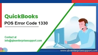 How to Fix QuickBooks Error Code 1330 (Causes & Solutions)