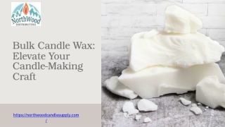 Bulk Candle Wax Elevate Your Candle-Making Craft