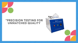 Vacuum leak tester