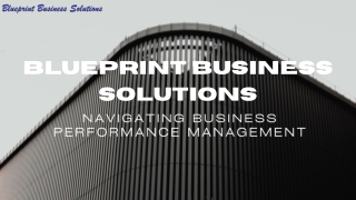 Blueprint Business Solutions - Project Management Solutions