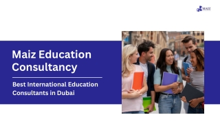 Maiz Education Consultancy  - Education Advisor In Dubai
