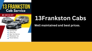 13Frankston Cabs - Taxi In Frankston