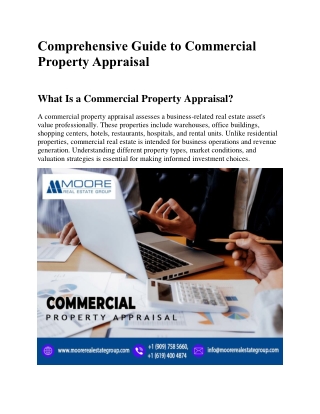 Comprehensive Guide to Commercial Property Appraisal