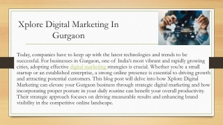 Digital Marketing Company In Gurgaon