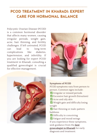 PCOD Treatment in Kharadi – Expert Care for Hormonal Balance