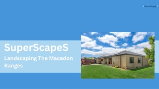 SuperScapeS - Superscapes Landscaping