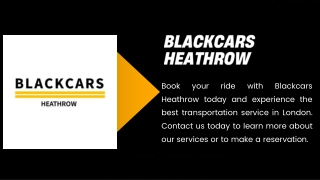 Private Hire Service in London