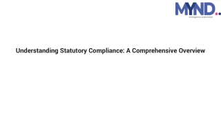 Understanding Statutory Compliance A Comprehensive Overview