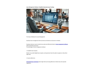 Leave Management Software: Simplify & Automate Leave Tracking