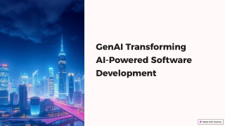 GenAI Transforming AI-Powered Software Development