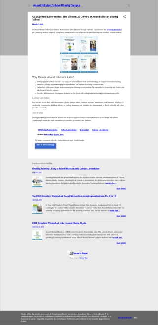 CBSE School Laboratories The Vibrant Lab Culture at Anand Niketan Bhadaj School