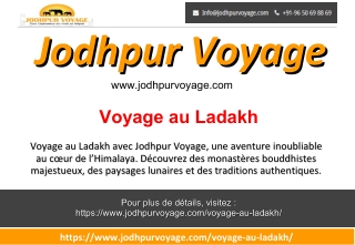 Voyage au Ladakh-Jodhpur Voyage