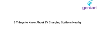 6 Things to Know About EV Charging Stations Nearby