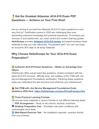 Recent ACA-910 Exam Dumps – Real Questions