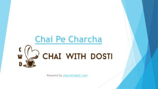 Chai Pe Charcha